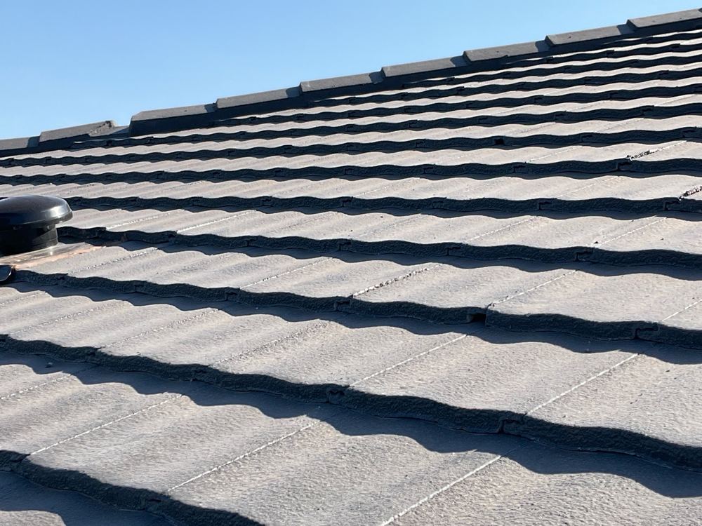Broken tile underlap still on the roof at handover, Aintree, Deanside